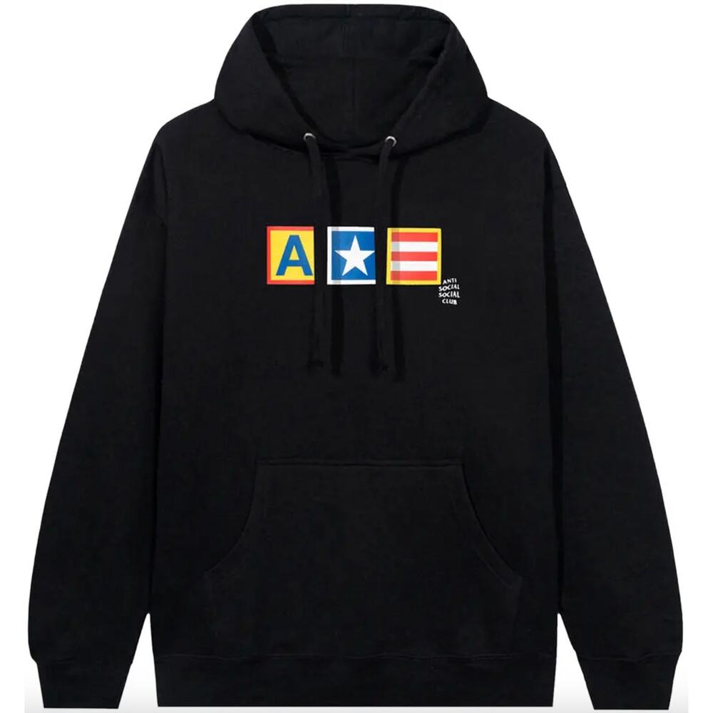 Anti Social Social Club No Hope For Us Black Hoodie Size M